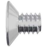Viti a testa conica 2 pcs Argento M4 x 6 mm Acciaio