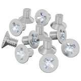 Viti a testa conica 32727 pcs Argento Ferro