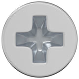 Viti a testa conica 32727 pcs Argento Ferro