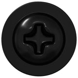 Chiodo autofilettante 2 pcs Nero 3,5 x 12 mm Ferro
