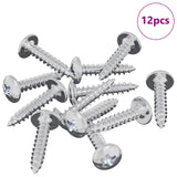 Chiodo autofilettante 12 pcs Zincato 4 x 20 mm Acciaio