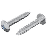 Chiodo autofilettante 2 pcs Zincato 4 x 25 mm Acciaio