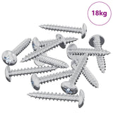 Chiodo autofilettante 9231 pcs Zincato Acciaio