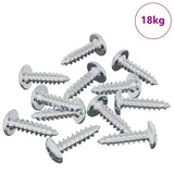 Vite 13636 pcs Argento M4 x 16 mm Acciaio
