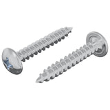Viti in Legno 2 pcs Argento M4 x 25 mm Acciaio