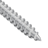 Viti in Legno 12 pcs Argento M4 x 25 mm Acciaio