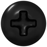 Viti a manica 2 pcs Nero M4 x 10 mm Acciaio