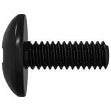 Viti a manica 12 pcs Nero M4 x 10 mm Ferro