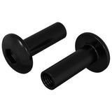 Dadi a Manica 2 pcs Nero M4 x 14,5 mm Metallo