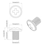Viti a Brugola 2 pcs Argento M4 x 5 mm Ferro