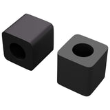 Supporto per cassetto 2 pcs Nero 15 x 15 x 15mm Copoliestere PP