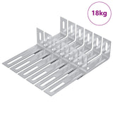Supporto Anti Ribaltamento Tinta unita 1268 pcs Argento Ferro