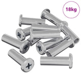 Dado a bloccaggio 2857 pcs Argento Acciaio