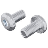 Vite di Blocco Tinta unita 2 pcs Argento M6 x 12 mm Acciaio