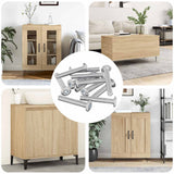Vite con Testa Bloccante 2514 pcs Argento Acciaio
