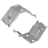 Supporto 2 pcs Zincato 106 x 55 x 1,5mm Acciaio