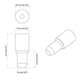 Gancio per Mensola 7200 pcs Argento 7 x 16 mm Ferro