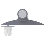 Smorzatore a Chiusura Morbida 2 pcs Grigio 125 x 47 x 15 mm PP
