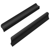 Manico 2 pcs Nero 106 x 7,4 x 15,5 mm Alluminio