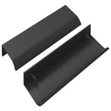 Manico 2 pcs Nero 120 x 39.6 x 17 mm Alluminio