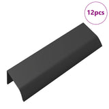 Manico 12 pcs Nero 120 x 39.6 x 17 mm Alluminio
