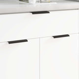 Manico 725 pcs Nero 120 x 39.6 x 17 mm Alluminio