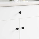 Manico 12 pcs Nero 30 mm Alluminio