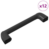 Manico Tinta unita 12 pcs Nero 380 x 34 x 85 mm Alluminio e PP