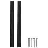 Maniglia per Armadio 2 pcs Nero 150 x 12,3 x 35,2 mm