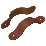 Maniglie per Armadi 2 pcs Marrone 140 x 25 x 2,3 mm PU