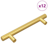 Maniglia per Armadio 12 pcs Oro 150 mm Acciaio inossidabile