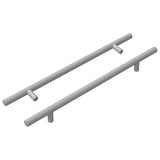 Maniglia per Armadio 2 pcs Argento 300 mm Acciaio inossidabile