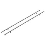 Maniglia per Armadio 2 pcs Argento 800 mm Acciaio inossidabile