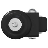 Rullo girevole 2 pcs Nero 40,4 x 40,4 x 19,7 mm Ferro e nylon