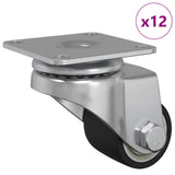 Ruota 12 pcs Argento 44,1 x 44,1 x 1,95 mm Nylon