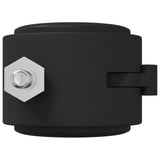 Ruota 2 pcs Nero e Argento 40,1 x 40,1 x 37,8 mm Ferro e PP