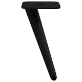 Piedini in Piedi 12 pcs Nero 56 x 56 x 100 mm Ferro