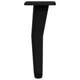 Piedi in piedi 2 pcs Nero 40 x 40 x 100 mm Ferro