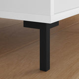 Piedi in piedi 12 pcs Nero 57 x 57 x 100 mm Ferro