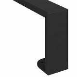 Piedini per mobili 12 pcs Nero 341 x 40,5 x 100 mm Ferro