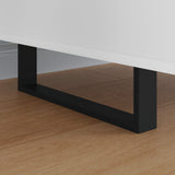 Piedini per mobili 12 pcs Nero 341 x 40,5 x 100 mm Ferro