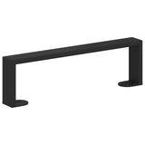 Piedini per mobili 12 pcs Nero 341 x 40,5 x 100 mm Ferro