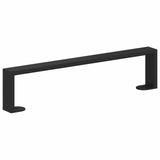 Piedini per mobili 2 pcs Nero 436 x 40,5 x 100 mm Ferro