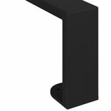 Piedini per mobili 2 pcs Nero 596 x 40,5 x 100 mm Ferro