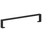 Piedini per mobili 2 pcs Nero 596 x 40,5 x 100 mm Ferro