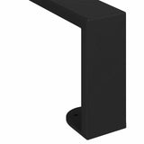 Piedini per mobili 12 pcs Nero 796 x 40,5 x 100 mm Ferro