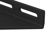 Staffa Angolare 2 pcs Nero 138,5 x 50,5 x 16 mm Ferro