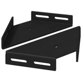 Staffa Angolare 2 pcs Nero 138,5 x 50,5 x 16 mm Ferro