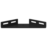 Staffa Angolare 2 pcs Nero 138,5 x 50,5 x 16 mm Ferro