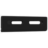 Staffa Angolare 12 pcs Nero 138,5 x 50,5 x 16 mm Ferro